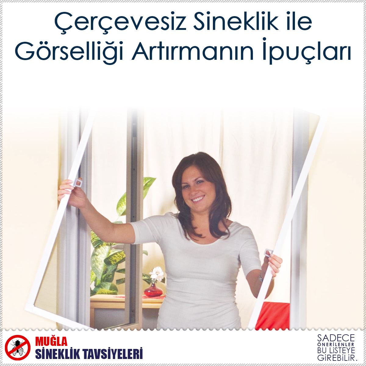 Çerçevesiz Sineklik ile Görselliği Artırmanın İpuçları : Kapak Görseli