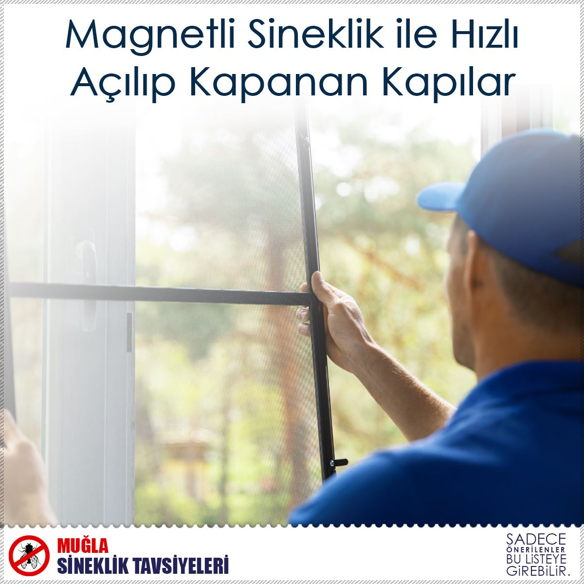 Magnetli Sineklik ile Hızlı Açılıp Kapanan Kapılar : Kapak Görseli