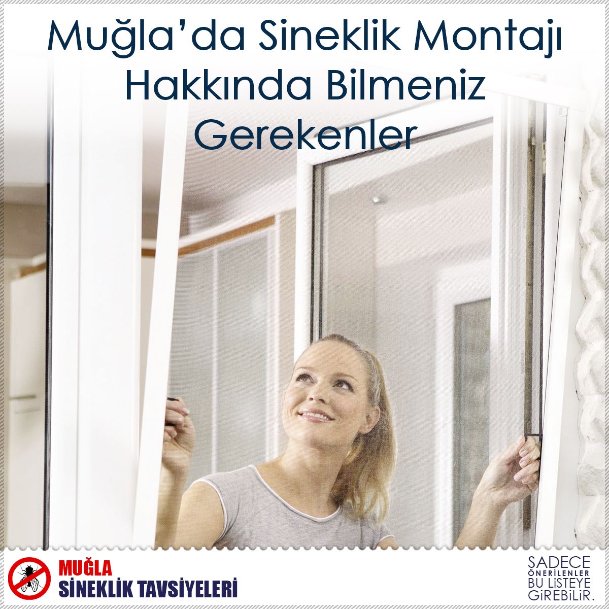 Muğla’da Sineklik Montajı Hakkında Bilmeniz Gerekenler : Kapak Görseli